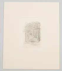 Allee by Adolf Dietrich, lithograph, sold Dec 2021