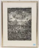 Zum Jahreswechsel by Ignaz Epper, woodcut, offered Dec 2021