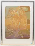 Pastorale by Hans Erni, 1985, color lithograph, sold Dec 2021