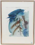 Ohne Titel by Emanuel Jacob, watercolor, offered Dec 2021