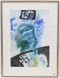 Ohne Titel by Emanuel Jacob, 1965, watercolor, offered Dec 2021