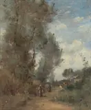 Le Pont de Chatou (Seine) by Paul Désiré Trouillebert, oil on canvas, sold Sep 2021