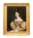 and William Jewett (American 1792-1874) by Samuel Lovett Waldo, 1830, oil on wood panel, sold Nov 2023