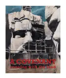 Panel No. 5 from The Century of Progress Museum: The Panama Canal Project by Lawrence Gipe, 1992, oil on panel, sold Feb 2024