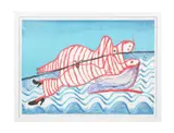 Hamlet and Ophelia by Louise Bourgeois, 1997, lithograph on paper, sold Feb 2024