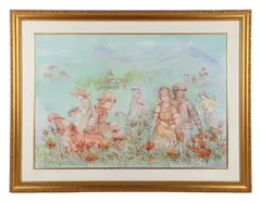 Untitled by Edna Hibel, Lithograph, sold May 2026