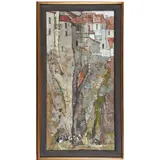 View of the Town by Marek Halter, 1960, oil on canvas, sold Oct 2022