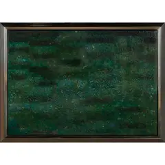 Untitled by Erin Parish, oil and resin on canvas, sold Oct 2022