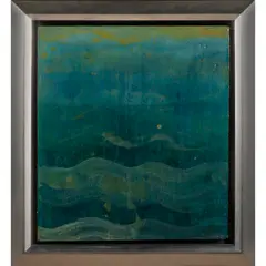 Untitled by Erin Parish, oil and resin on canvas, sold Oct 2022
