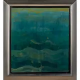 Untitled by Erin Parish, oil and resin on canvas, sold Oct 2022