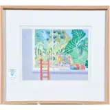 Artist's Studio by Carol Denenberg, 1983, watercolor, sold Oct 2022