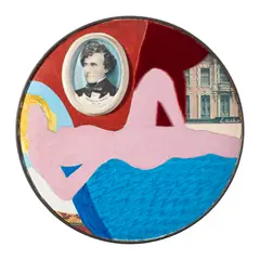 Little Great American Nude #13 by Tom Wesselmann, 1962, oil, sold Nov 2022