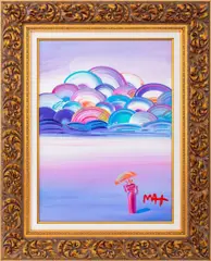 Sage" from the "I.O.A.E." Series by Peter Max, 2019, Acrylic on Canvas, sold Aug 2024