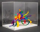Abstract Composition by K. Wesselmann, Collage Sculpture, sold Aug 2024