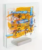 Abstract Composition by Helen Brough, 2005, Mixed Media, sold Aug 2024