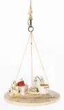 Hanging Town by Elfi Schuselka, Mixed Media Sculpture, sold Aug 2024
