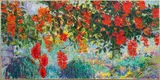 Impressionistic Floral Composition by Daniel Knoll, 1990, Oil on Canvas, sold Aug 2024