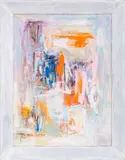 Abstract Expressionist Composition by Joan Hyde Shapiro, Mixed Media on Panel, sold Aug 2024