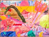 Abstract Composition by Justin Schorr, Acrylic on Canvas, sold Aug 2024