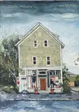 Rockland by Roger DeMuth, 2015, Oil on Board, sold Aug 2024
