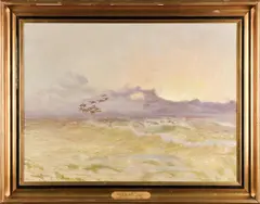 Untitled by Mark Osman Curtis, oil on canvas, sold Jan 2025