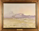 Untitled by Mark Osman Curtis, oil on canvas, sold Jan 2025