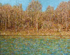 Untitled by Brent McIntosh, oil on canvas, sold Jun 2020