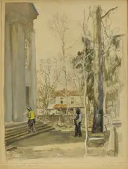 Untitled by George Hand Wright, watercolor, sold Jun 2020