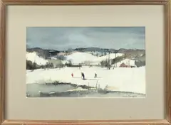 Untitled by Paul Sample, watercolor, sold Feb 2025