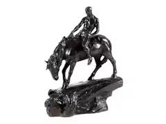 Untitled by Constantin Meunier, bronze, sold Dec 2023