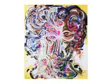 Untitled by Leon Löwentraut, acrylic, sold Jun 2024
