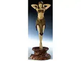 Dancer With Scarab Halter by Demetre Chiparus, marble, sold Sep 2017