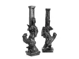 Paar Figürlich Gestaltete Lampenfüsse by Diego Giacometti, bronze, offered Mar 2019