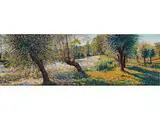 Landschaft mit Olivenbäumen by Gustave Cariot, oil on canvas, sold Jun 2024