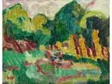 Am Flusslauf by Louis Valtat, oil on canvas, offered Sep 2019