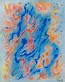 Ohne Titel by Gustave Singier, 1980, watercolor, sold Sep 2021