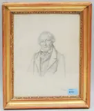 Portrait eines älteren Mannes by Albert Anker, pencil, offered Sep 2021