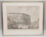 Teatro di Marcello by Giovanni Battista Piranesi, etching, sold Sep 2021