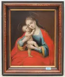 Maria mit Kind by Alpenländisch, um 1800, oil, sold Sep 2021