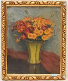 Blumenstillleben by Malva Schalek, oil on canvas, sold Sep 2021