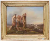 Burgruine by Matthias Wehli, 1860, oil on canvas, offered Sep 2021