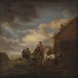 Kopie d by Philips Wouwerman, oil on canvas, sold Sep 2021