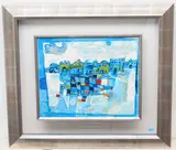 Komposition by Yoël Benharrouche, color lithograph, offered Sep 2021