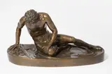 Frankreich, um 1900, nach dem Vorbild der Antike by Figur "Sterbender Gallier", bronze, sold Sep 2021