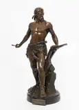 Frankreich, um 1900, nach dem Modell von Emile-André Boisseau (1842–1923) by Figur "Ense et Aratro", bronze, offered Sep 2021