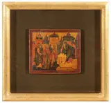 Russisch, 19.Jh by Darbringung Christi im Tempel, tempera, sold Sep 2021