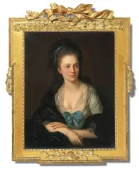 Portrait Anna Hegner, geb by Anton Graff, oil on canvas, sold Sep 2021