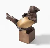 Vögelchen by Nag Arnoldi, bronze, sold Sep 2021