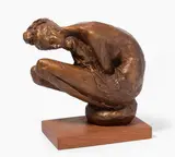 Kauernde by Adriano Bozzolo, bronze, sold Sep 2021