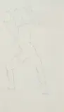 zugeschrieben Studie zu "Eidgenosse by Ferdinand Hodler, pencil, sold Sep 2021